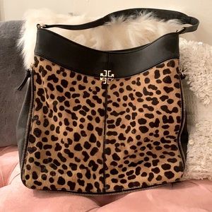 Tory Burch Leopard Hobo Bag